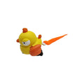 Creative Wind Up Bird Shape Interactive Cat Tail Pull Play Bird Cat Teaser Sounding Bite-Resistant Cat Exercise Indoor Fun