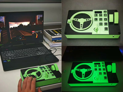 Portable 900° Steering Wheel Simulator PAD900-F | SAMAG