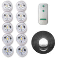 Mini Submersible LED Lights Small Underwater Tea Lights Candles Waterproof with Remote Battery Operated for Home Party Wedding