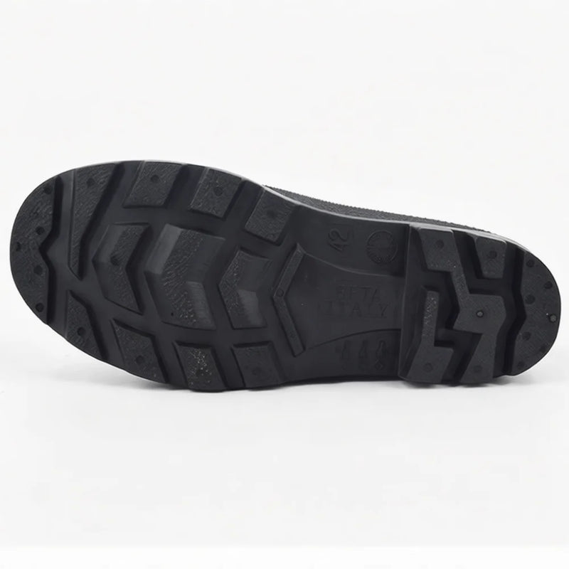Mens PVC Rain Boots Heavy Duty Waterproof Work Shoes Non Slip Rubber Sole Industrial Construction Outdoor Fishing High Tube