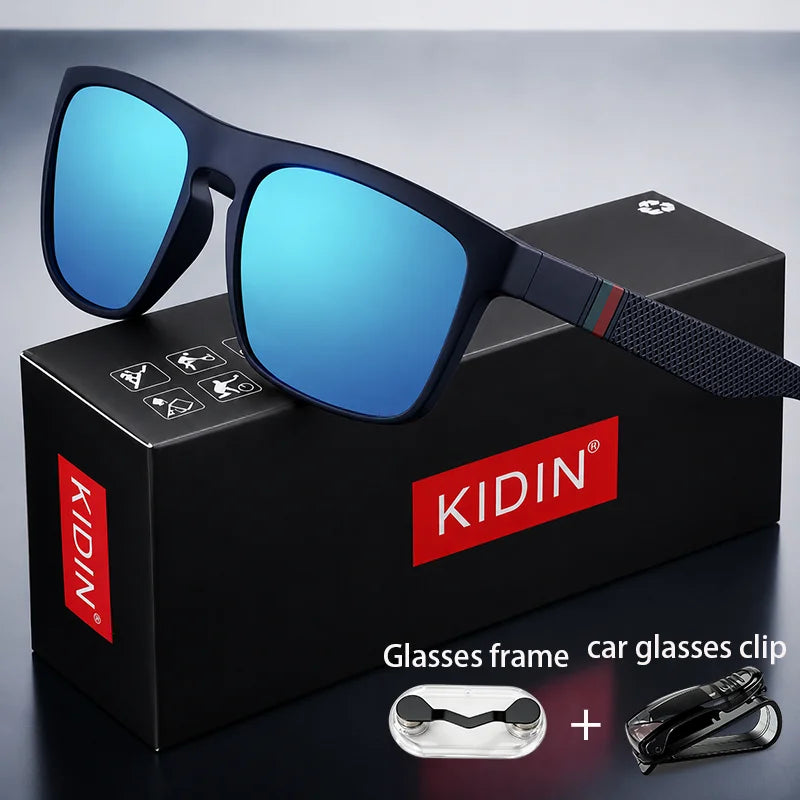 Fashion Square Polarized Sunglasses AntiGlare UV400 | SAMAG