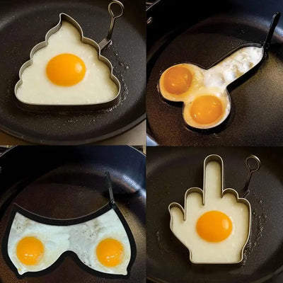 Funny Fried Egg Mold Creative Stainless Steel Non-Stick | SAMAG