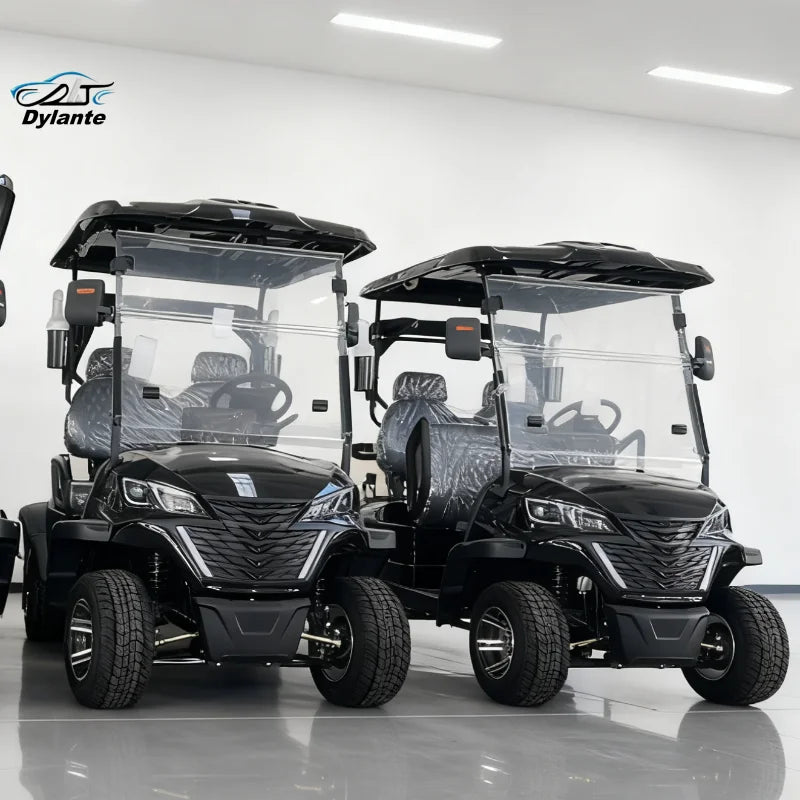 Wholesale CE Export Electric Golf Cart Golf Course Club 2/4/6/8 Seater Off-Road Solar Power Electric Golf Cart