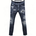 6060 Four Seasons New Men's Washed Ripped Patch Old | SAMAG