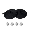 No Tie Shoe Laces Elastic Laces Sneakers 8MM Widened Flat Elastic Shoelaces Adult Quick Shoe Lace Rubber Bands for Shoes
