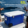 MBLN 52L Fishing Cooler Box with Wheels, Large Capacity | SAMAG