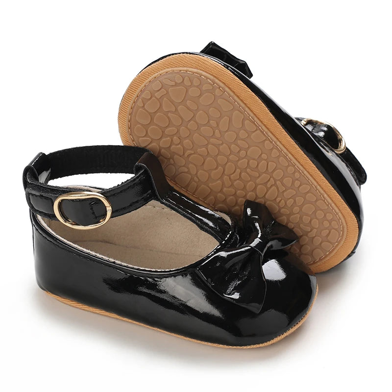 Baby Girl Casual and Comfortable Solid Color Mary Jane - View 3 | SAMAG