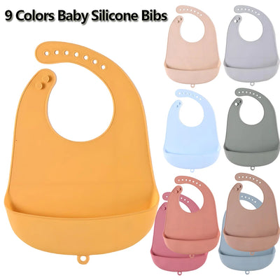 Baby Bib Adjustable Waterproof Babies Soft Edible | SAMAG