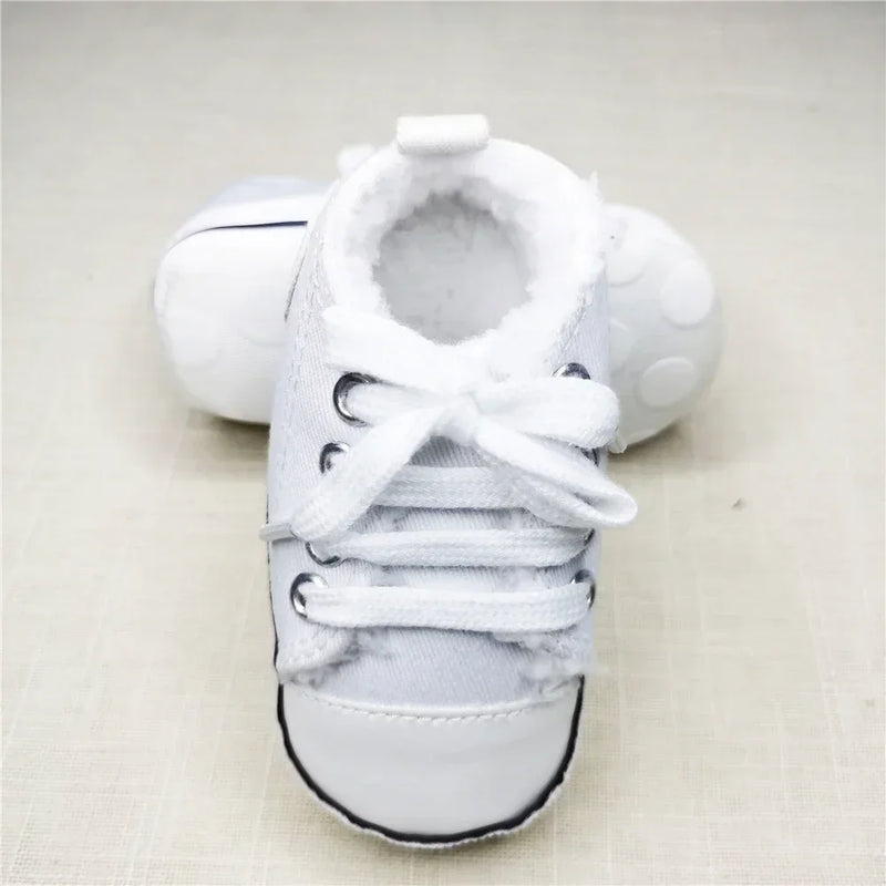 Print Canvas Baby Sports Sneakers For Newborn Baby Boys Girls First Walkers Shoes Infant Toddler Soft Sole Baby Shoes