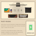 Akko MU01 Mountain Seclusion Wooden Mechanical Keyboard RGB Hot-swappable BT 5.0/2.4G Wireless & Type-C Wired Gaming Keyboard
