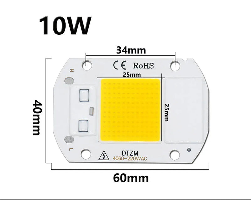 10W 20W 30W 50W AC220V  LED COB chip Engine Smart IC Chips For DIY LED Floodlight Spotlight Lamp