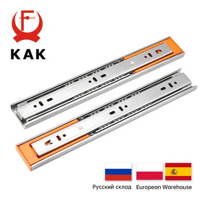 KAK 10" - 22" Stainless Steel Drawer Slides Soft Close | SAMAG