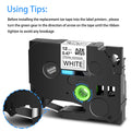 5/10PK 6-24mm Strong Adhesive Label Tapes Compatible - Visuel 3 | SAMAG