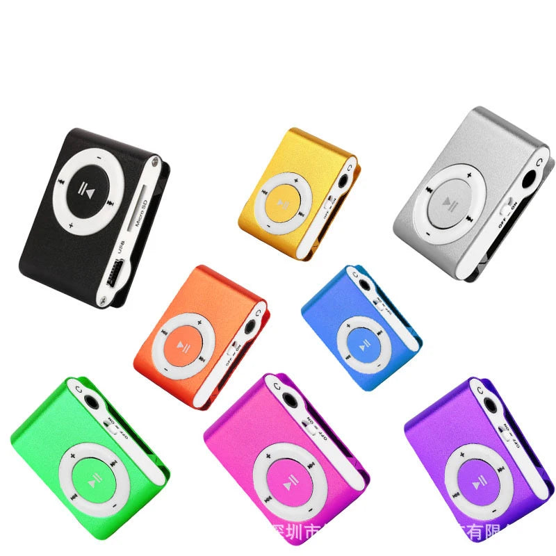 Big promotion Mirror Portable MP3 player Mini Clip MP3 Player waterproof sport mp3 music player walkman lettore mp3