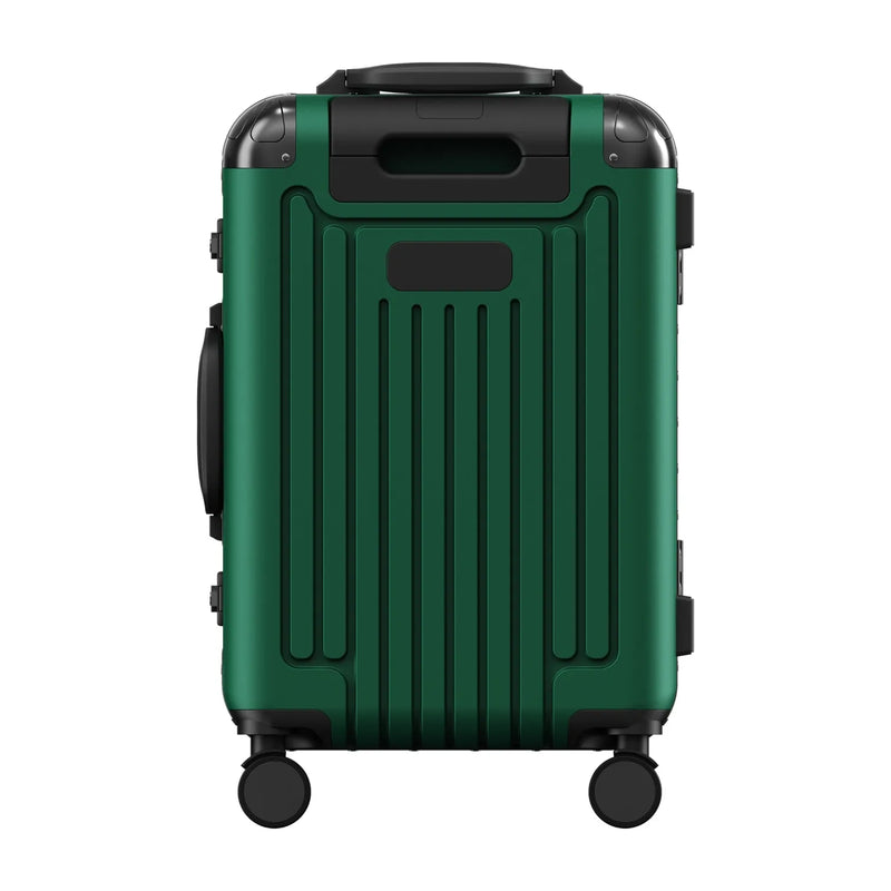LOY L5-2 Green 20-inch Carry-on Suitcase App Control LED Screen Display Travel Luggage with Detachable and Silent Wheels