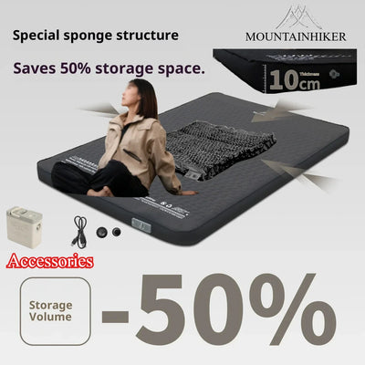 MOUNTAINHIKER Outdoor Mattress, Thickened Sponge Pad | SAMAG