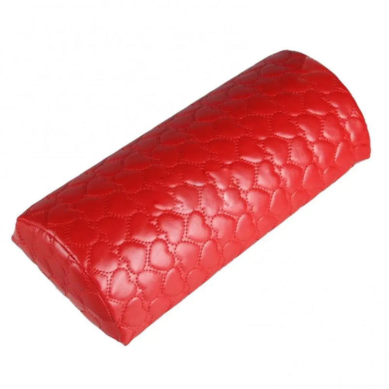 Red Faux Leather Nail Art Pillow Hand Holder Cushion Arm Rest Support Manicure Nail Art Tool