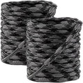 Round Wave Shape Non Slip Heavy Duty and Durable Outdoor Climbing Shoelaces Hiking Shoe Laces Shoestrings 2 Pair