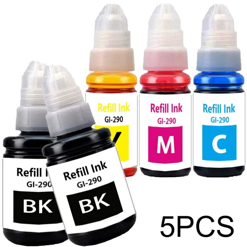 GI-290 GI 290 GI290 GI-490 GI 890 590 Refill Ink for Canon PIXMA G1400 G1410 G1411 G2400 G2410 G2411 G3400 G3410 G3411 G4400