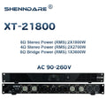 ShennDare XT22500 Professional Power Amplifier 2x2400W 8ohm DJ Subwoofer Amplifier 2 Channel Class D 2X3600W 4Ohm Speaker Preamp
