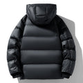 White Goose Down Jacket Black Gold Design Fashion Versatile Winter Down Jacket 2025 New Windproof Hooded Brand Men's Clothing 5