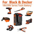 For Black & Decker LB20 LBX20 Battery Pack 3/4/6/8Ah BL2018 Long Runtime Lithium Replacement Battery