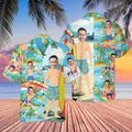 Hot Personalized Photo Hawaiian Cartoon Shirts Custom | SAMAG