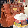 Leather Care Cream - Restorative & Protective Oil for Sofas, Bags & Shoes - Revives & Cares for Faded Leather, Shoe Care, 150g