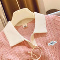 Summer New Girls Clothing Set Patchwork Lapel Polo | SAMAG