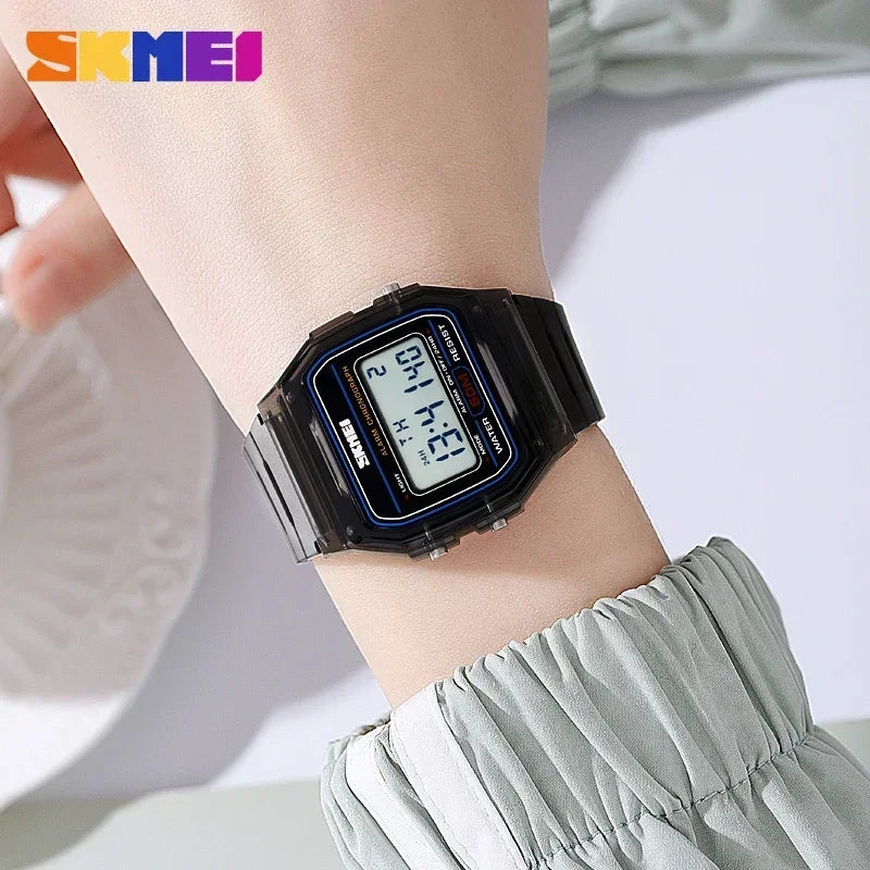 2056 Electronic Watch for Men Women Waterproof Sport Calendar Date Wristwatch Countdown Clock Boy Girl - Visuel 5 | SAMAG