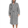 The New Fall and Winter Men's Warm Robe Pajamas Couple Robe Shu Cotton Velvet Jacquard Hooded Thickened Couple Robe Homewear