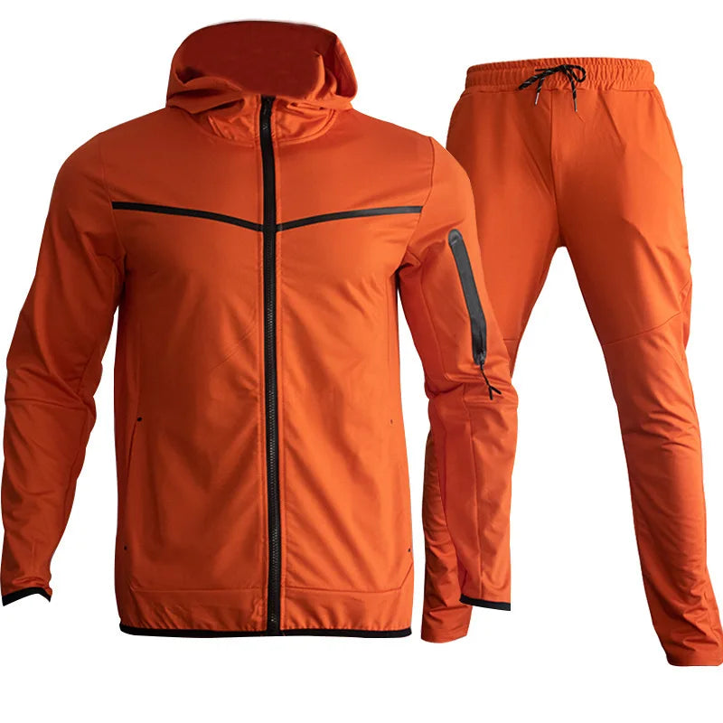 Men's new jogging suit, sweater, hoodie, jacket, sweatpants, 2 - piece fashion casual autumn and winter - View 7 | SAMAG