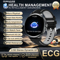 2026 New AI Accurate Diagnosis Body Fat Uric Acid BP ECG SmartWatch HD AMOLED Screen call Sport Health Smart watch For Men women