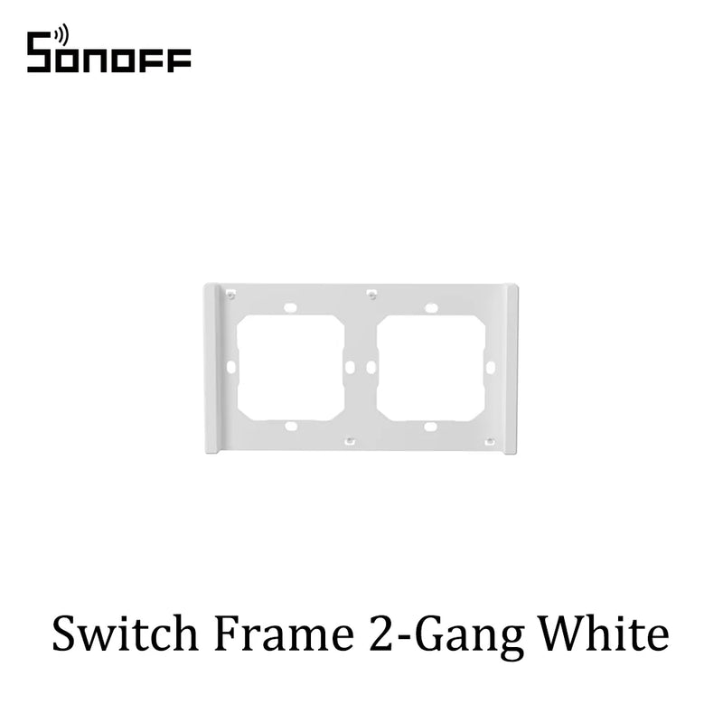 SONOFF M5 Matter Smart Wall Switch 80/86 Type Push Button Switch 1/2/3 Gang Switch Frame Work with Alexa Google Apple Home Alice