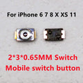 10Pcs/Lot Tactile Push Button Switch Tact Micro Switch SMD On Off Inner Button for iPhone Android Huawei Mi OPPO Mobile Phone