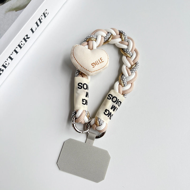 Newly Upgraded Thick And Durable Braided Short Rope Mobile Phone Universal Lanyard Multi-Purpose Hand Pull Anti-Loss Rope