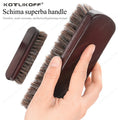KOTLIKOFF 1/2 PCS Handle Details Polishing And Cleaning Brush Horse Hair Wood Brush Leather Shoe Care And Cleaning Shoe Brush