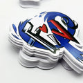 50pcs Custom Stickers PVC Waterproof Die Cut Vinyl Logo Design Brand Laptop Cute Personalized Sticker Glossy Film for Business