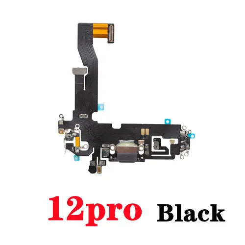 1pcs Charging Port Flex Cable For iPhone 14 11 12 13 Pro Max SE2 USB Charger Dock Connector With Microphone  Ribbon Repair