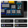 ISO-DE Layout AJAZZ AK820 PRO 75% QWERTZ German Layout Gasket Wired/Bluetooth/2.4G Wireless Mechanical Keyboard for Win/Mac