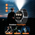 2026 New 1.32" AMOLED Smartwatch Man 466*466 Resolution Bluetooth Call LED Flashlight Fitness Tracker Smart Watch For Men Women