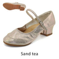 Dance Shoes Women Low-heeled Square Dancing Shoes Latin Salsa Dance Shoe Soft Sole Outdoor Dance Sneakers Spring Size 34-42
