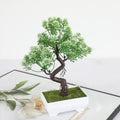 Garden Arrangement Ornaments Plastic Plants Bonsai Small Tree Pot Fake Plant Potted Flower Home Room Table Decoration