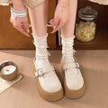 Women Platform Mules Closed Toe Buckle Strap Slip On Clogs 2026 Summer Linen Canvas Casual Wedge Sandals for Daily Outdoor Wear
