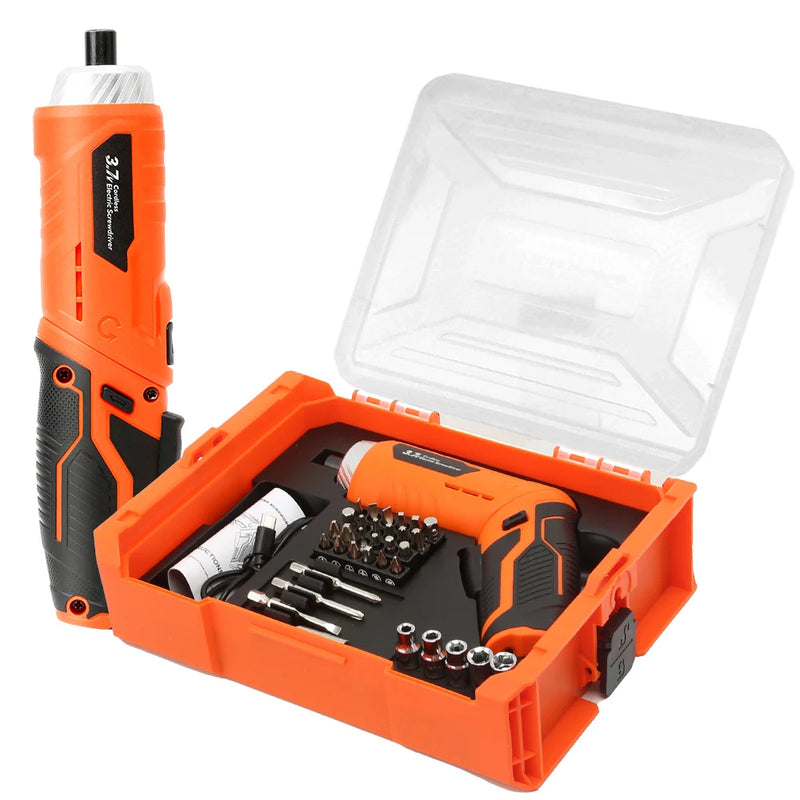 28/62 in 1 Electric Screwdriver Set Precision Power Tool Kit Rechargeable Wireless Mini Small Bits for - View 9 | SAMAG
