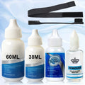 Waterproof Wig Adhesive Invisible Lace Glue for Toupee Frontal Closure Hair Replacement with Ghost+Remover Hair Bonding Solution