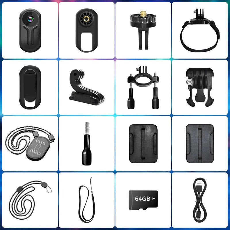 Outdoor Sports Camera 1080P Motorcycle Bike Filming Action Video Recording Body Cam