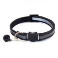 Cute Fashion Adjustable Size Cat Head Pattern Reflective with Bells Cat Collar Pet Accessories Kitten Decor Cat Neck Strap