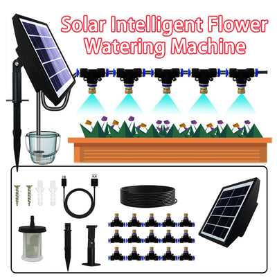 Solar Misting System Plants Watering Irrigation Kit 10 | SAMAG