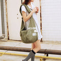 Casual Letter Design,Canvas Bag For Women ,Large Capacity Hobo Bags, Fashion Shoulder Bag ,Shopping Girls Handbags and Totes  bo